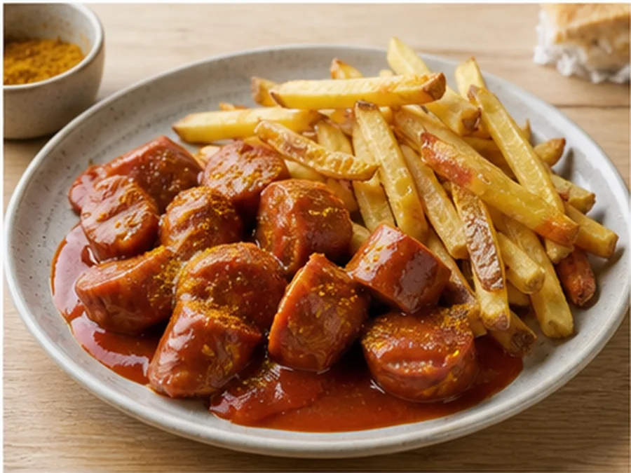 Berlin Currywurst at Bontado Berlin Kitchen