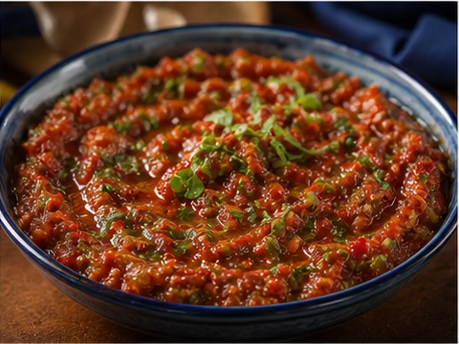 Acılı Ezme at Anatolia Grill