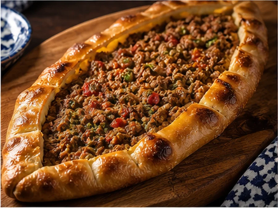 Kıymalı Pide at Anatolia Grill