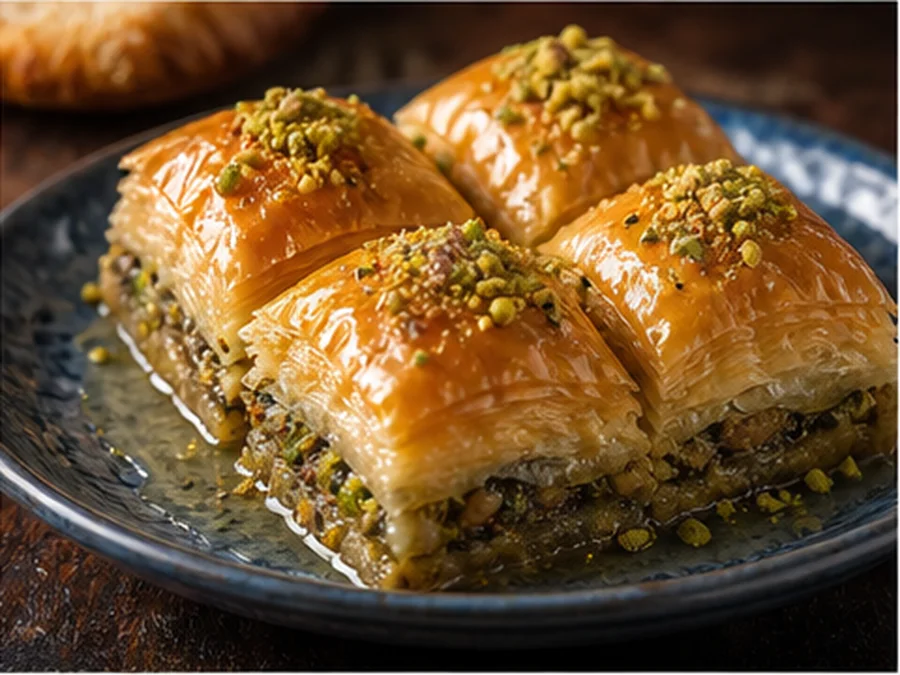 Pistachio Baklava at Anatolia Grill
