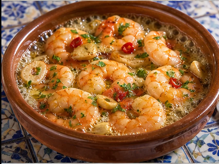 Gambas al Ajillo at Casa Sol Tapas
