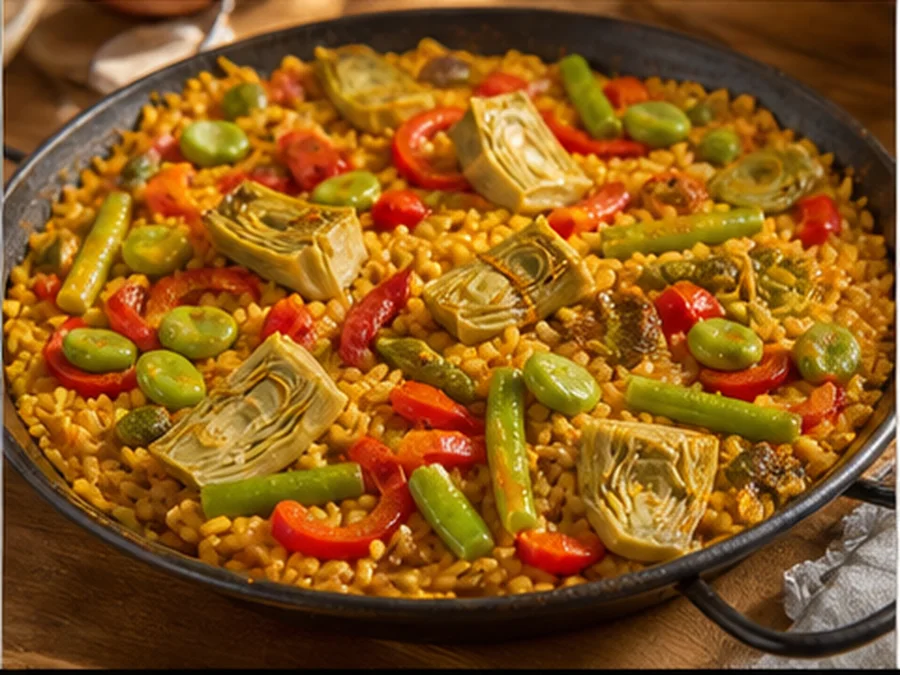 Garden Paella at Casa Sol Tapas