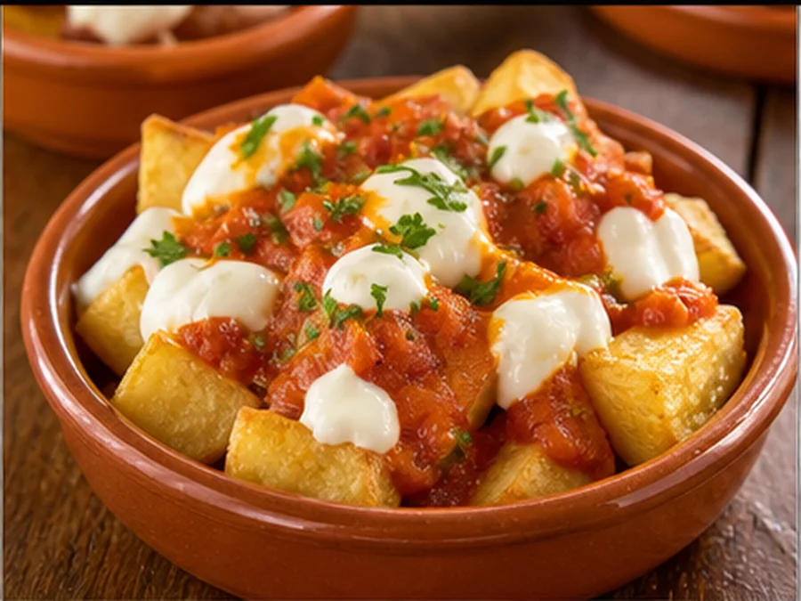 Patatas Bravas at Casa Sol Tapas