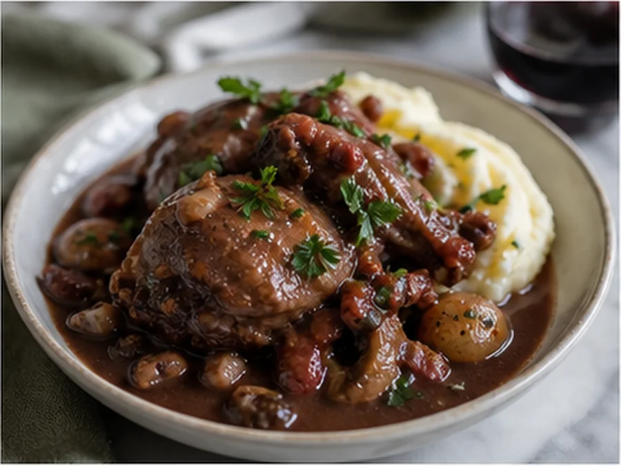 Coq au Vin at Maison Lumière Bistro