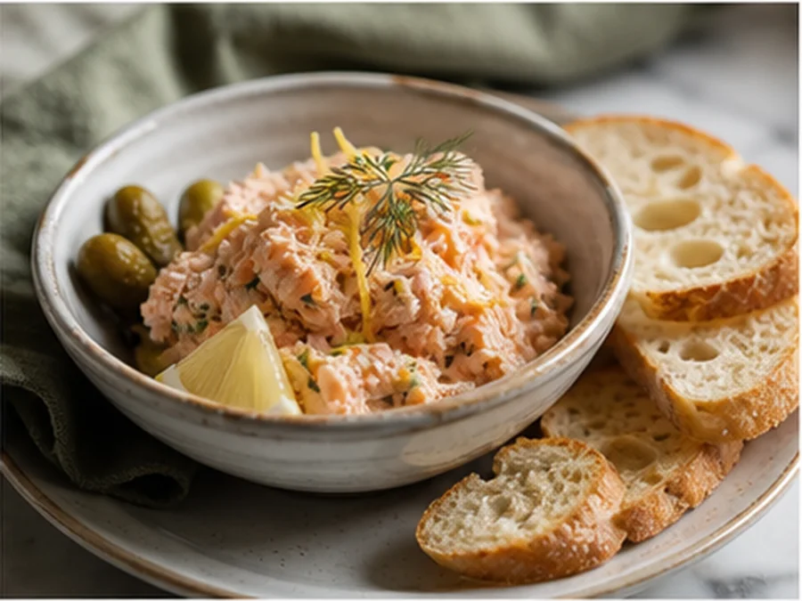 Salmon Rillettes at Maison Lumière Bistro