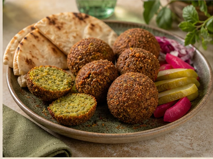 Falafel Plate at Levant Garden
