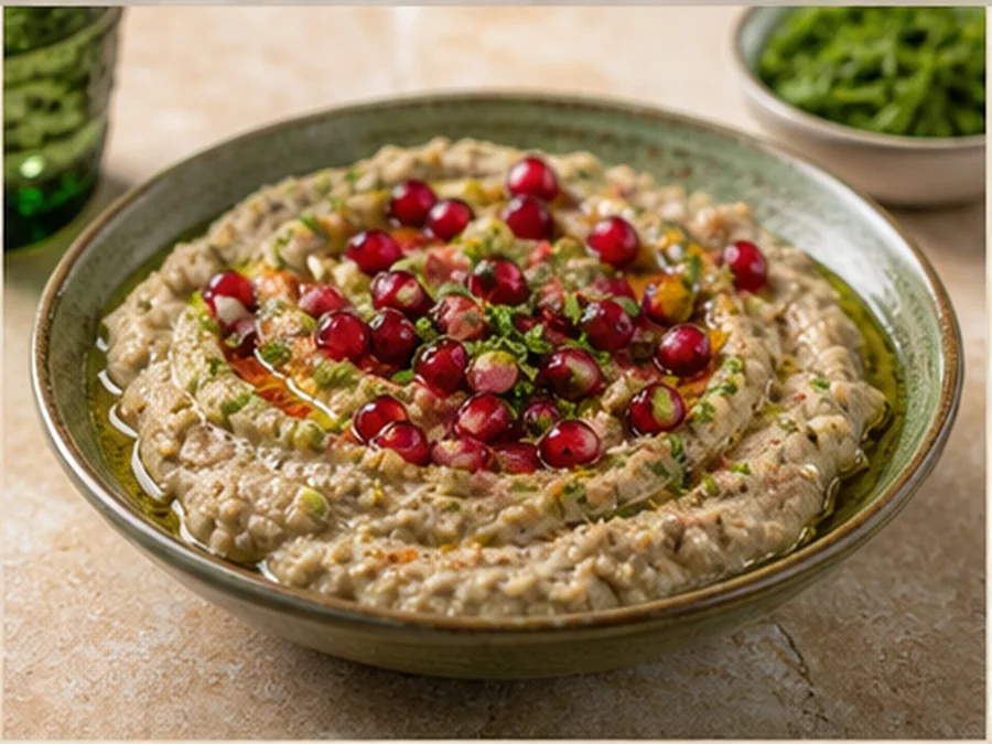Moutabbal at Levant Garden