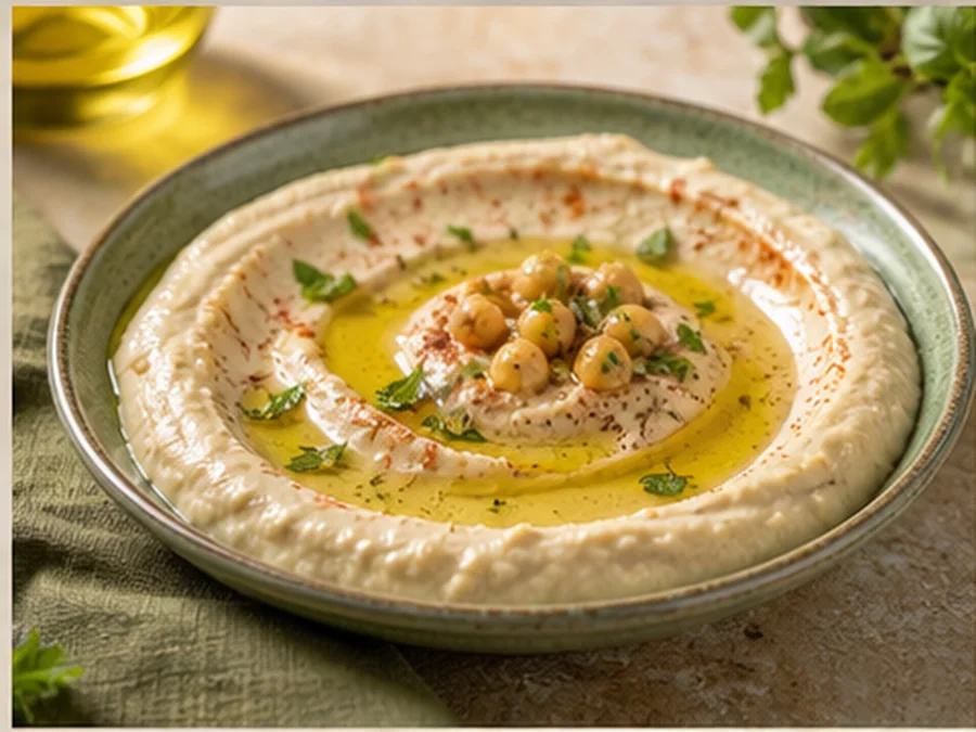 Silky Hummus at Levant Garden