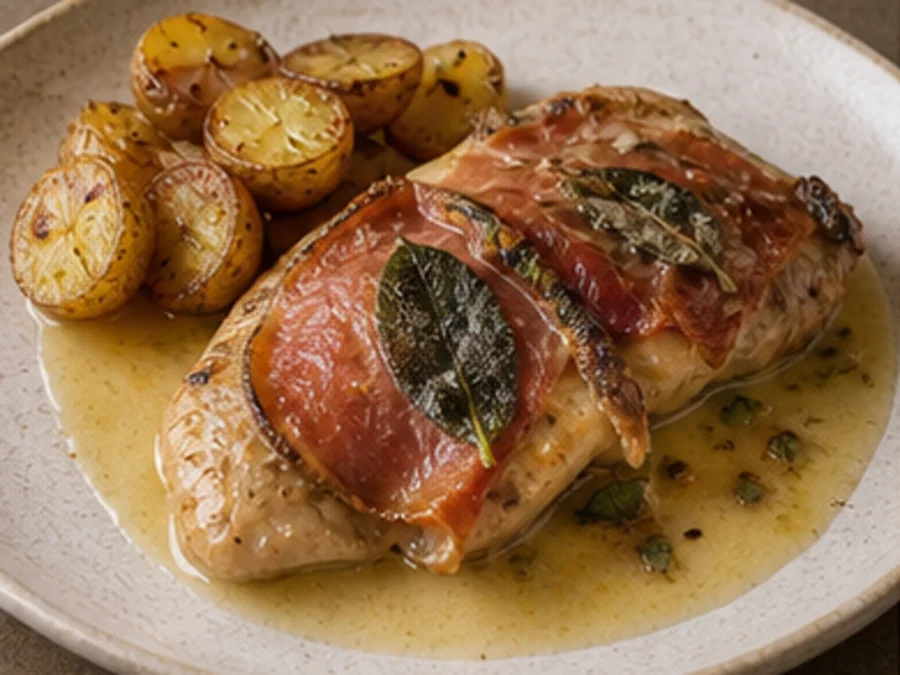 Chicken Saltimbocca at Napoli Verde