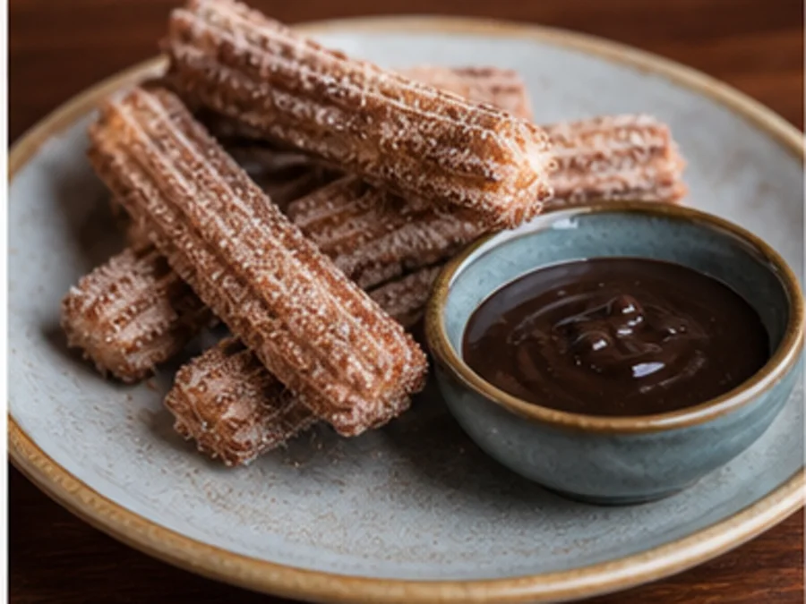 Cinnamon Churros at Luna Roja Cocina