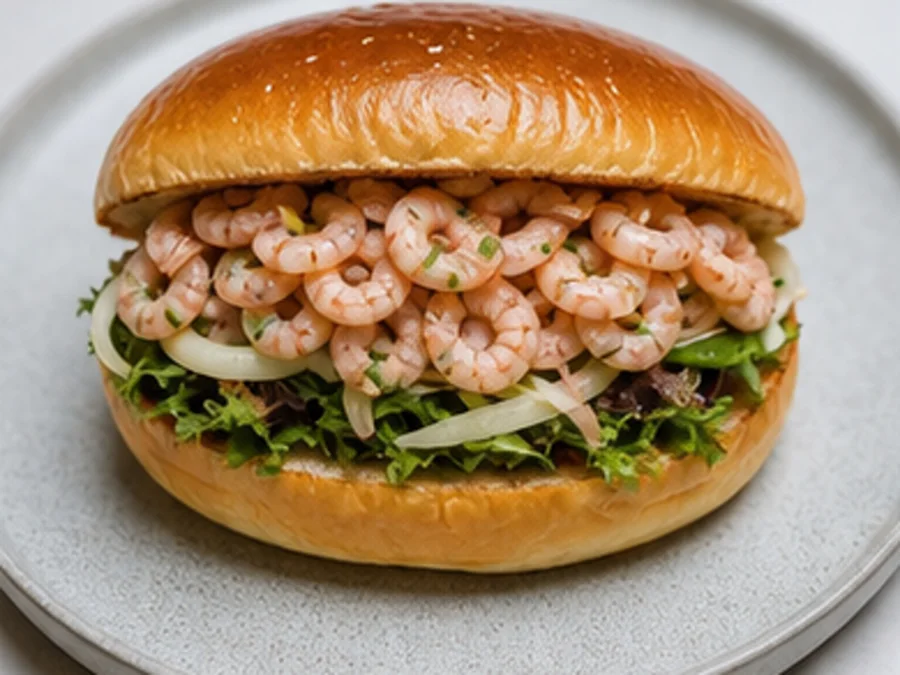 Butter Shrimp Roll at Dock 11 Fish House