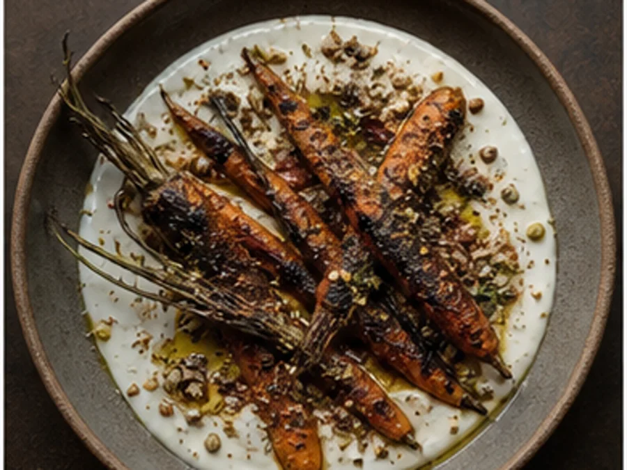 Coal-Roasted Carrots at Ember & Grain