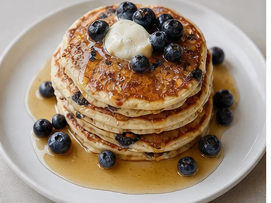 Blueberry Pancakes at Café Morgenrot