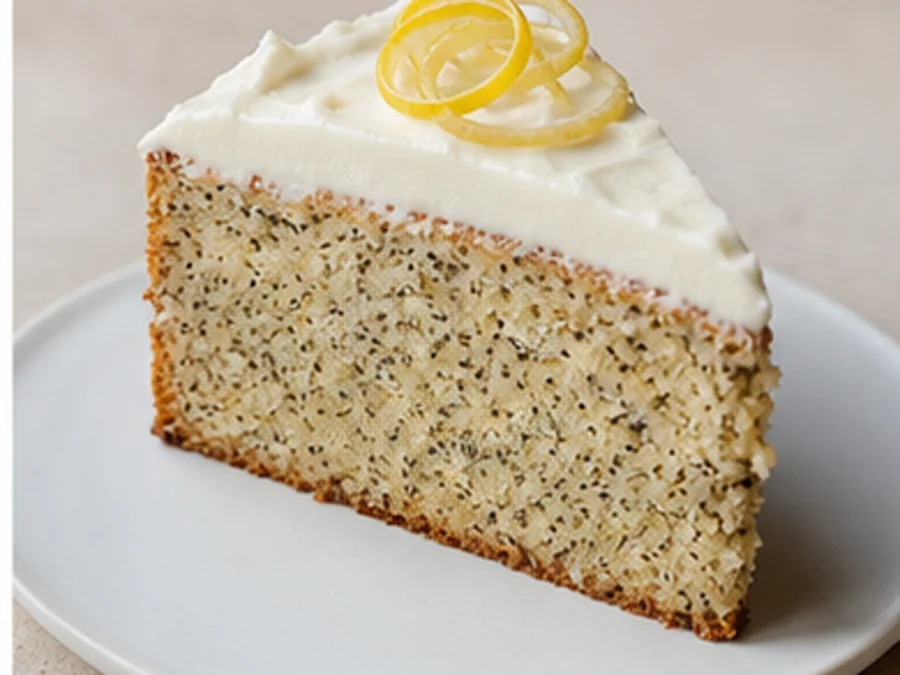 Lemon Poppy Cake at Café Morgenrot